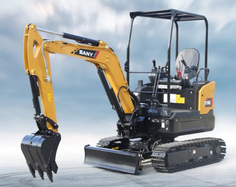 삼 일 S Y 16 C 미 니 굴 삭 기의 전체 해석 : 전체 기계 중 량 1910 kg , 용 량 0. 04 m 3 및 15. 4 kW / 24 00 r pm 전 력
